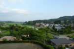 <center>くちないの町(浮牛城から)<br>Town of Kuchinai(From fugyu castle)</center>
